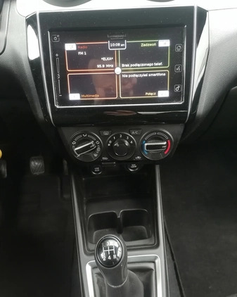 Suzuki Swift cena 39900 przebieg: 110700, rok produkcji 2017 z Gostyń małe 191